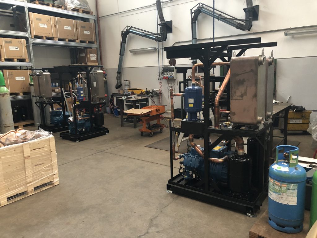 Reparto costruzione pompe di calore